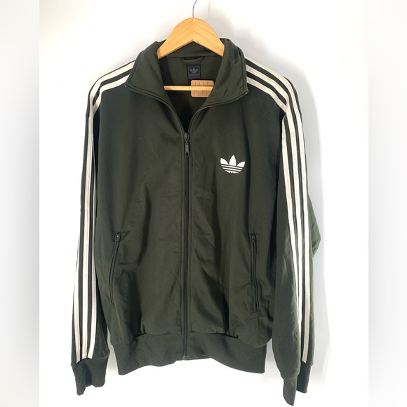 Adidas Mens Black Full Zip Track Jacket Size Large - Picture 2 of 8